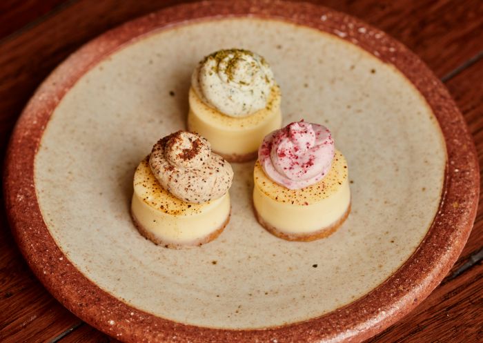 Native Foodways, Sydney CBD - Credit: Native Foodways Native Cheesecake Mix - Wattleseed, Lemon Myrtle, and Rainforest Plum at Native Foodways, Sydney CBD